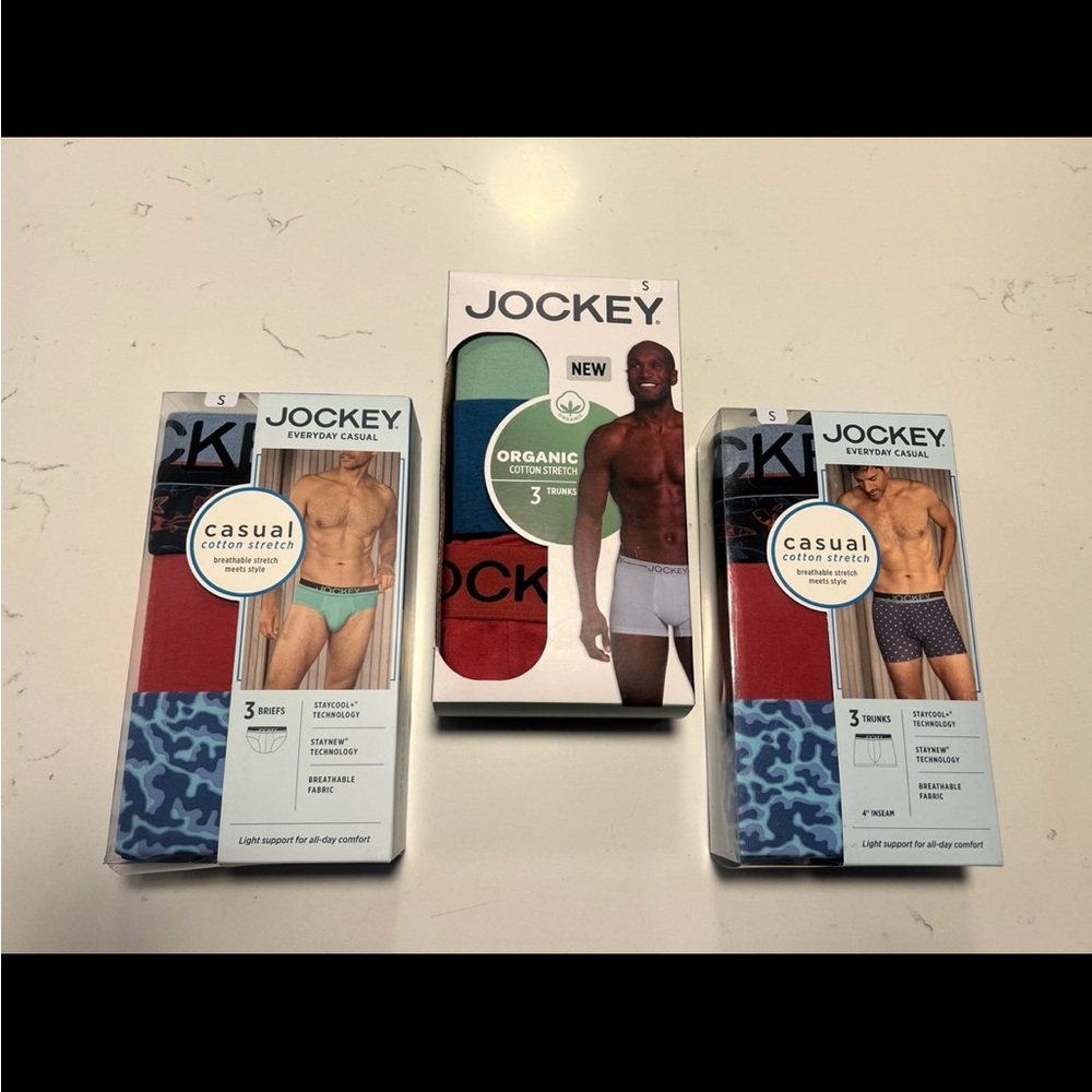 Jockey Boxer briefs size small x1 Pack Retail 35$ each